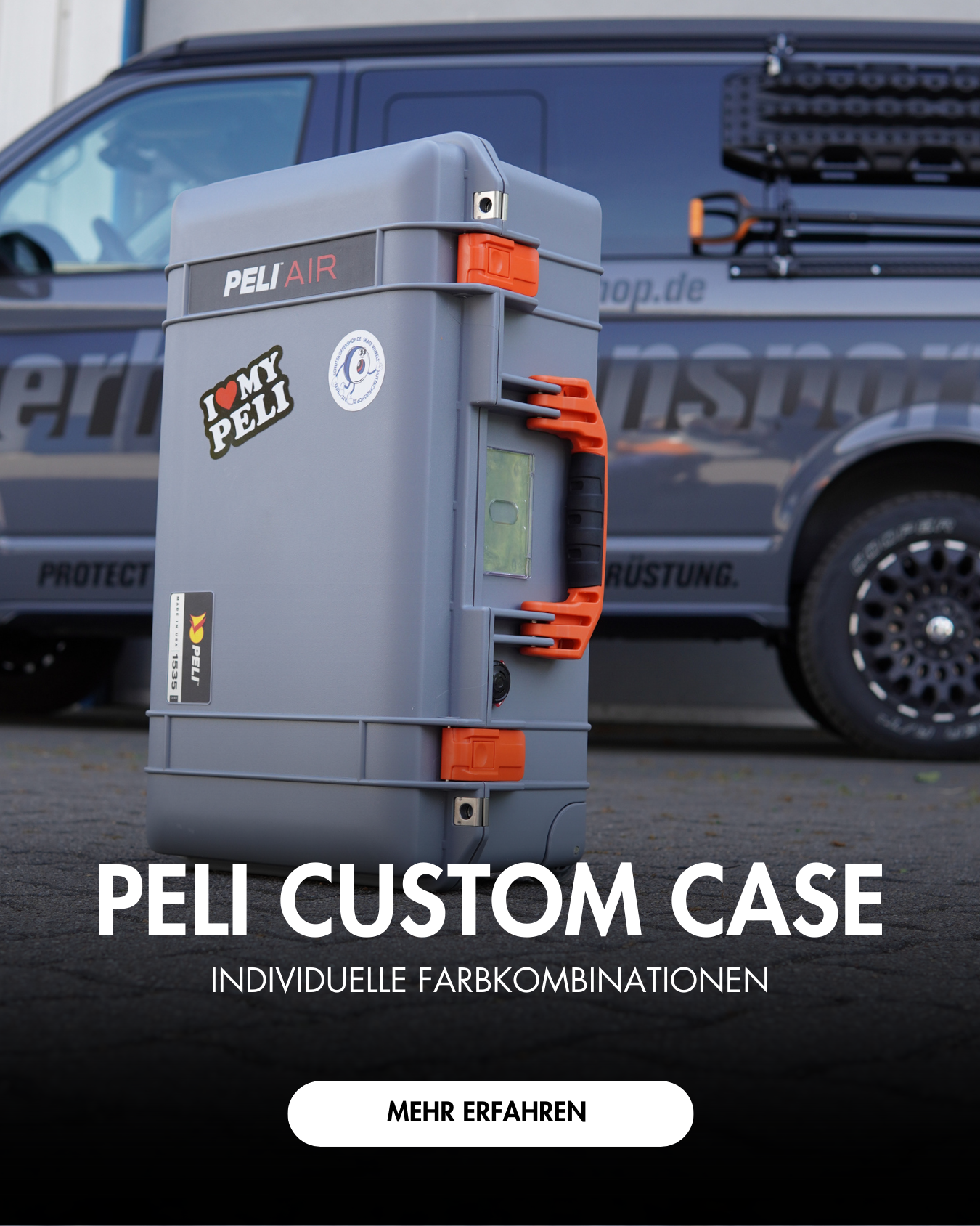 Peli Custom Case Combinaisons de couleurs personnalisées