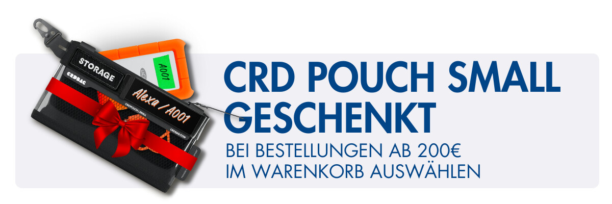 Gratisgeschenk: CRD Pouch Small -  bei Bestellungen ab 200€ im Warenkorb auswählen