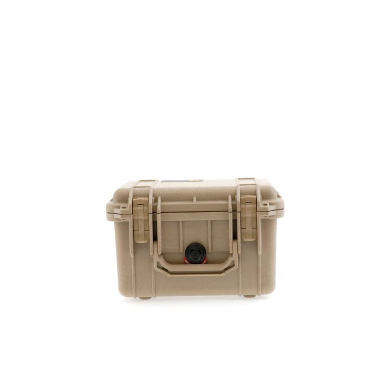 Peli Case 1300 med skum, ørkenbrun (sand)