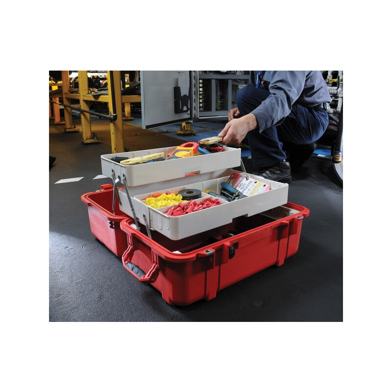 Peli Case 1460TOOL Werkzeugkoffer, rot