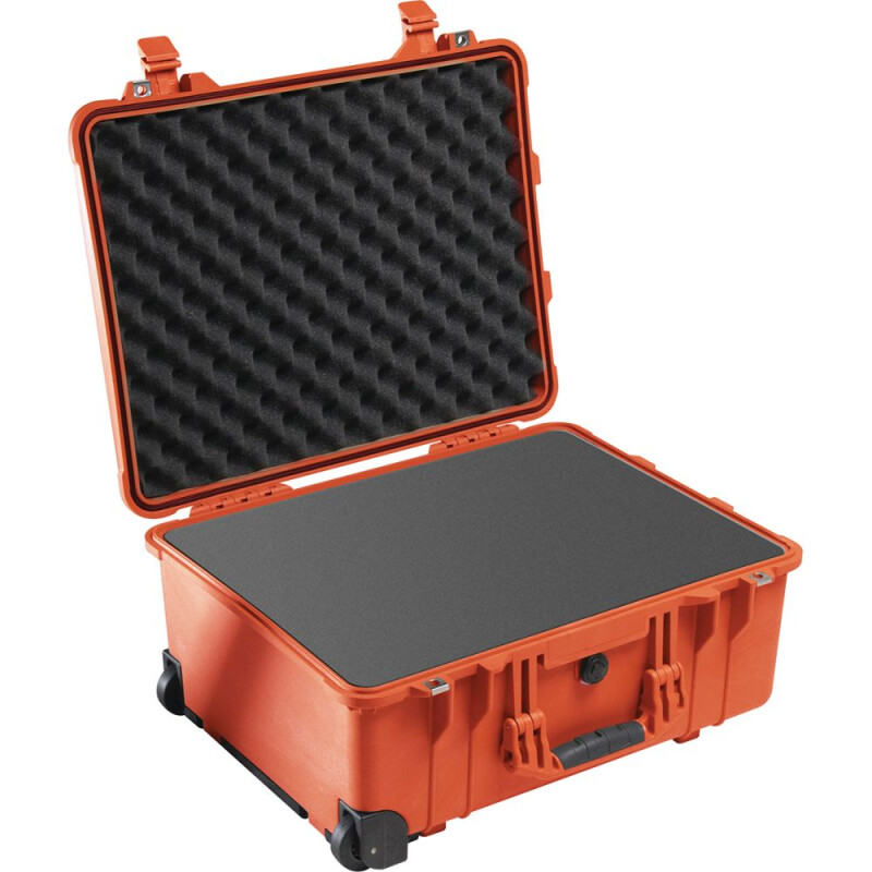 Peli Case 1560 Trolley mit Schaum, orange