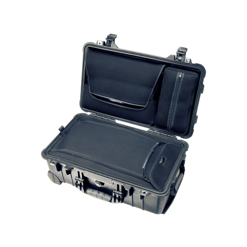 Peli Case 1510 Trolley met LOC-laptopinzet, zwart