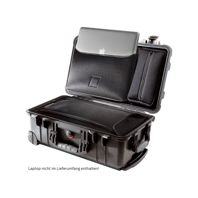 Peli Case 1510 Trolley met LOC-laptopinzet, zwart
