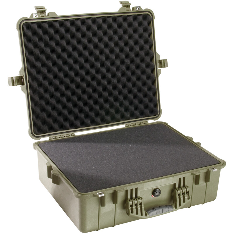 Peli Case 1600 with foam, olive