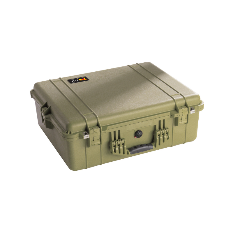 Peli Case 1600 sans mousse, olive