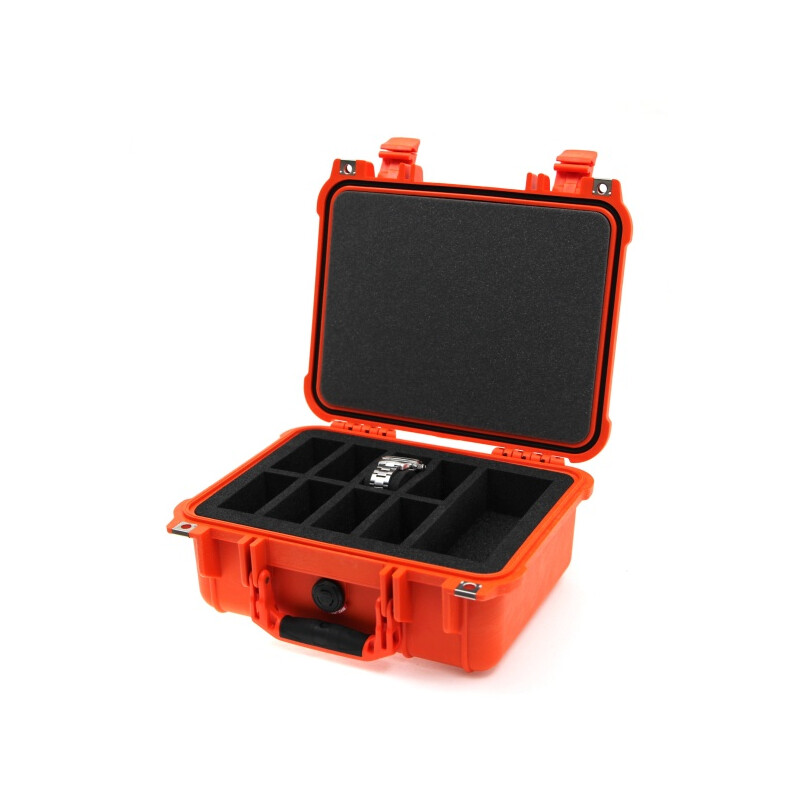 Peli Case 1400 horlogekast, oranje