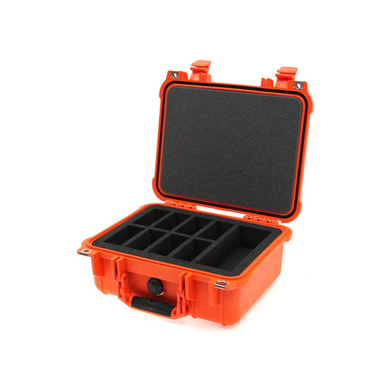Peli Case 1400 horlogekast, oranje