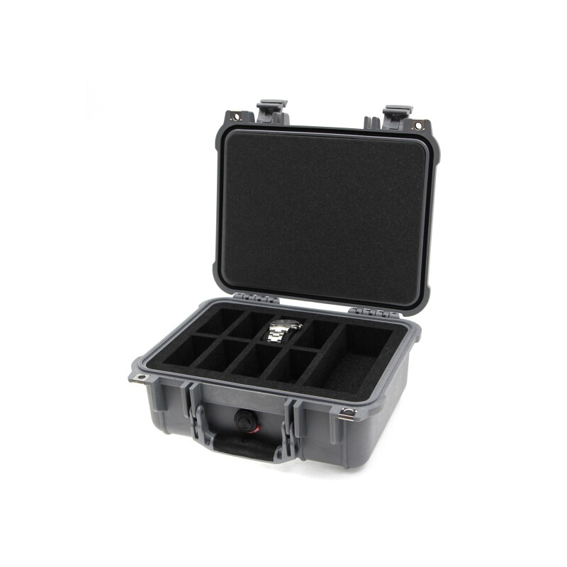 Etui na zegarek Peli Case 1400, srebrne