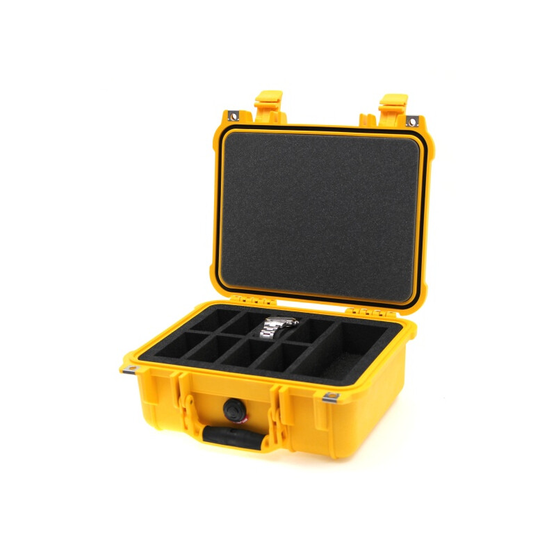 Peli Case 1400 horlogekast, geel
