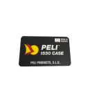 Peli Case 1550 Produktaufkleber