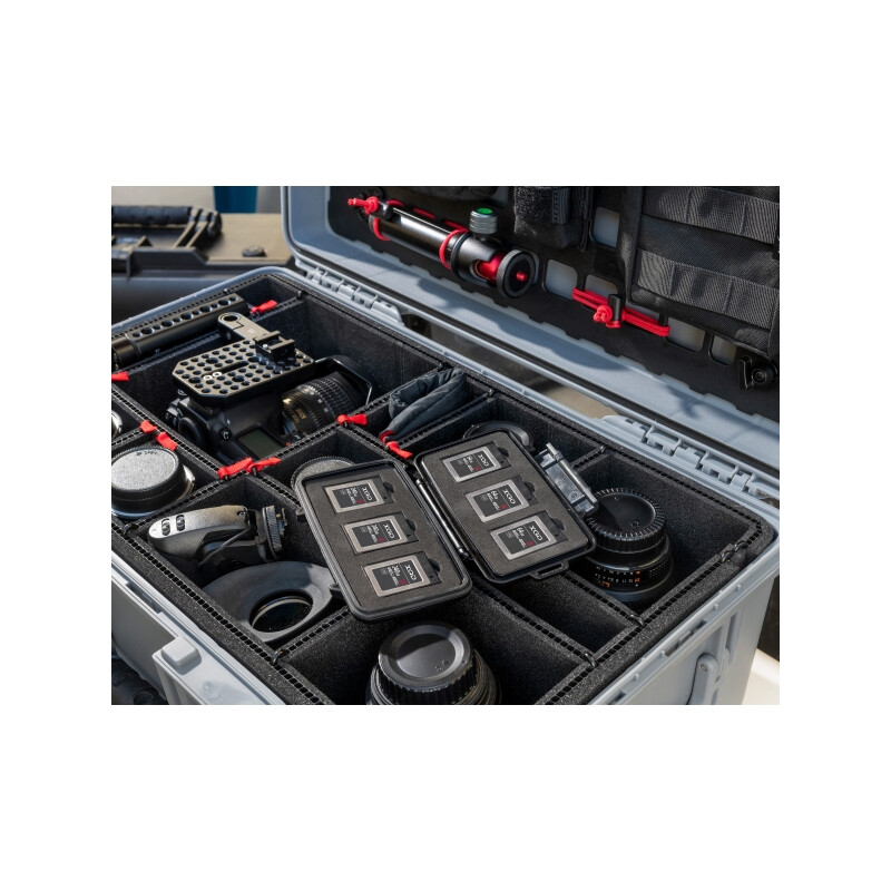 Peli Micro Case 0965 für XQD und CFexpress Speicherkarten, schwarz