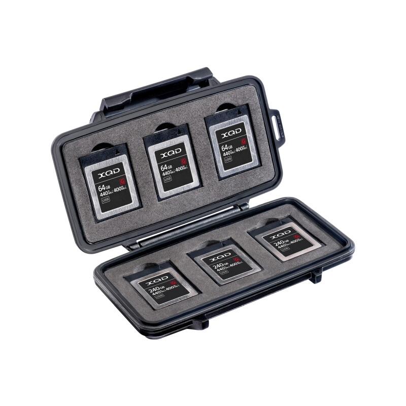 Peli Micro Case 0965 für XQD und CFexpress Speicherkarten, schwarz