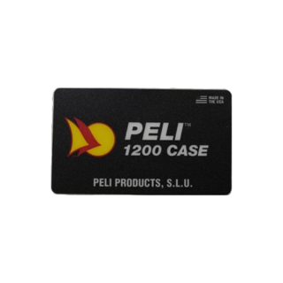 Peli Case 1200 produktmærkat