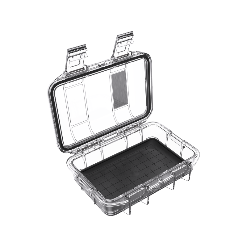 Peli Micro Case M40 transparant (Helder), zwart inzetstuk