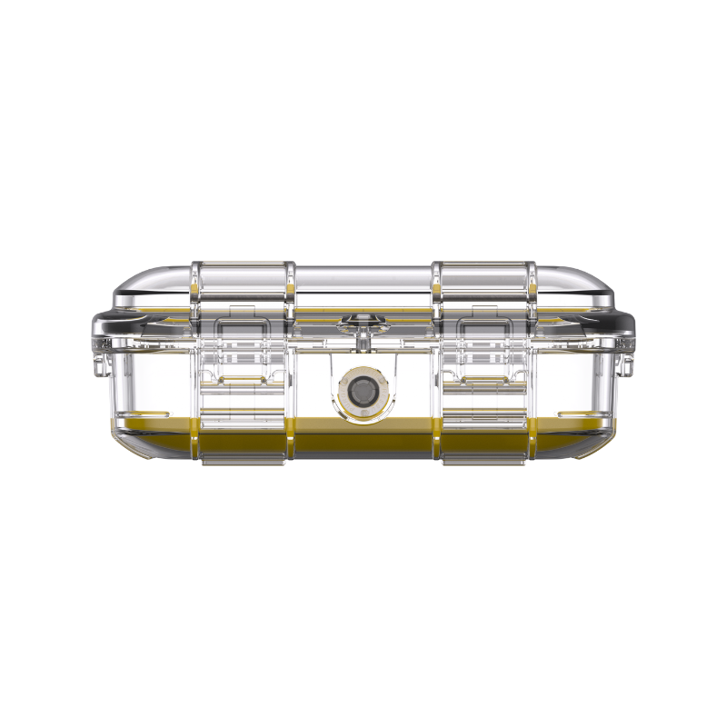 Peli Micro Case M40 trasparente (Clear), inserto giallo