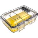 Peli Micro Case M40 transparent (Clear), gelber Einsatz