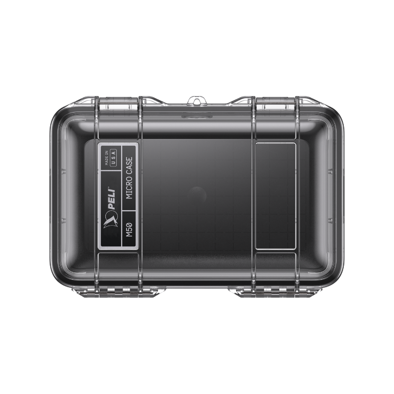 Peli Micro Case M50 trasparente (Clear), inserto nero