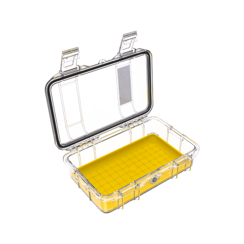 Peli Micro Case M50 gennemsigtig (Clear), gul indsats