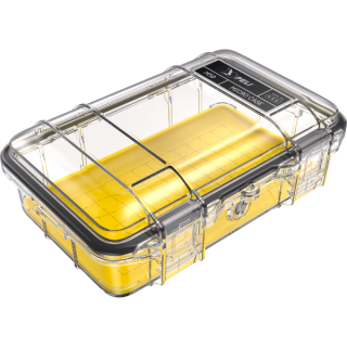 Peli Micro Case M50 gennemsigtig (Clear), gul indsats