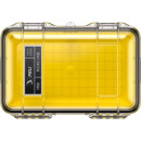 Peli Micro Case M50 transparent (Clear), gelber Einsatz