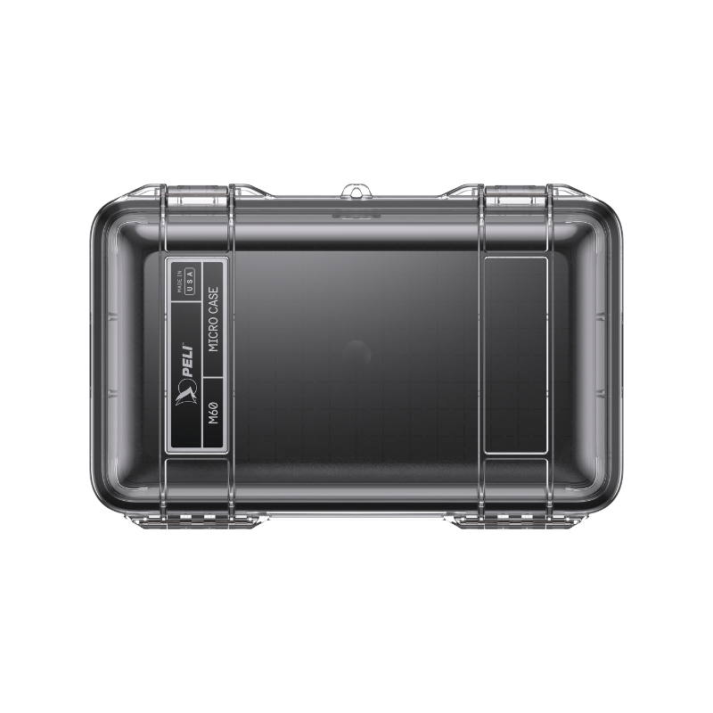 Peli Micro Case M60 trasparente (Clear), inserto nero