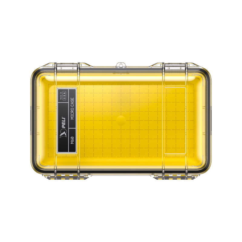 Peli Micro Case M60 transparent (Clear), gul indsats