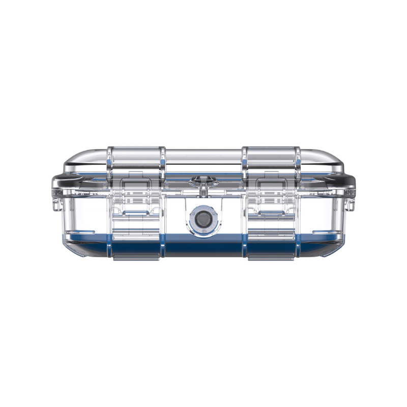 Peli Micro Case M40 transparant (Helder), blauw inzetstuk