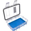 Peli Micro Case M40 transparent (Clear), blauer Einsatz