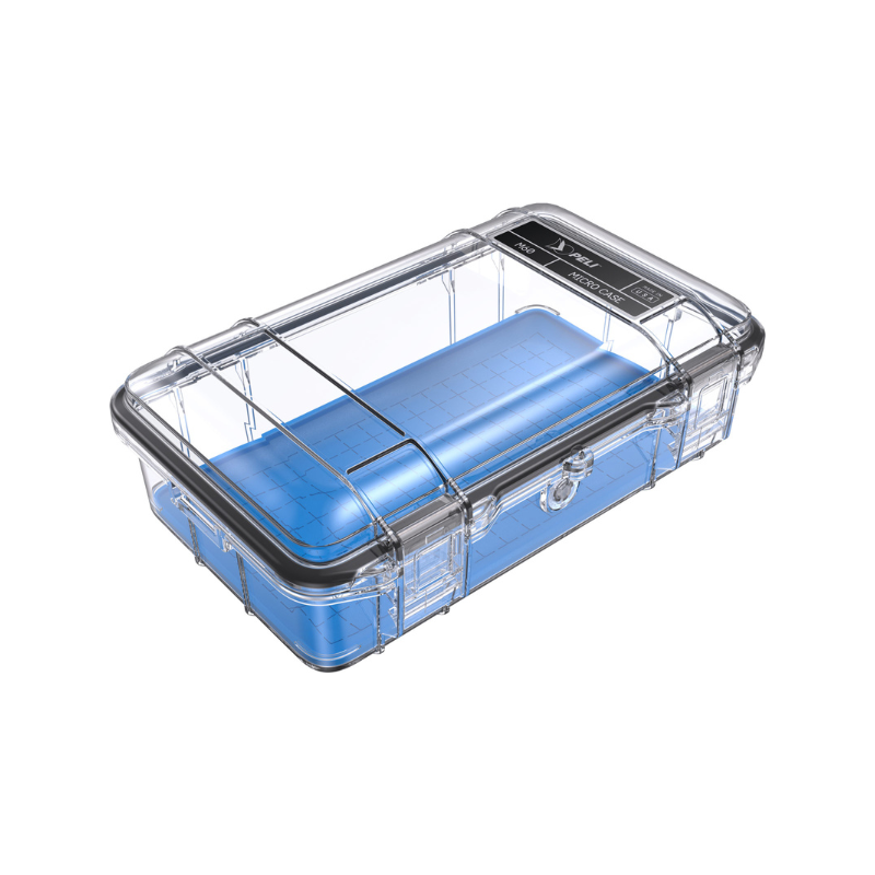 Peli Micro Case M60 trasparente (Clear), inserto blu