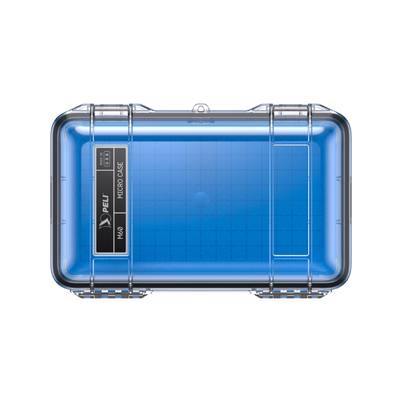 Peli Micro Case M60 trasparente (Clear), inserto blu