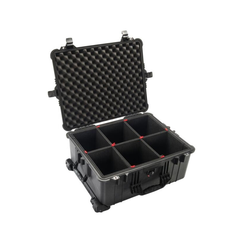 Peli Case 1610 Trolley with divider system, black