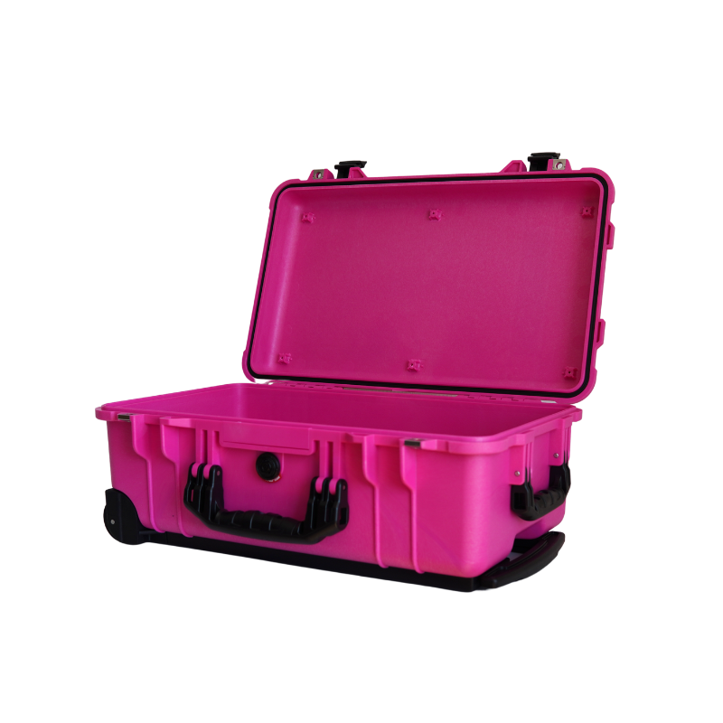 Maleta con ruedas Peli Case 1510 sin espuma, rosa