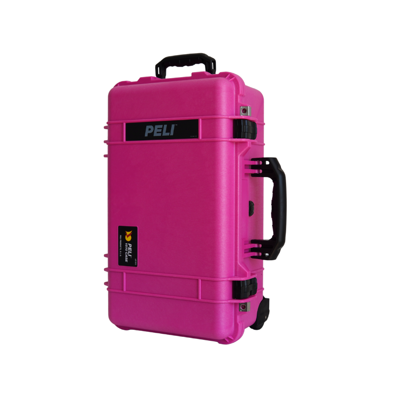 Peli Case 1510 Trolley with foam, pink