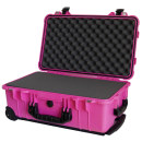 Peli Case 1510 Trolley mit Schaum, pink