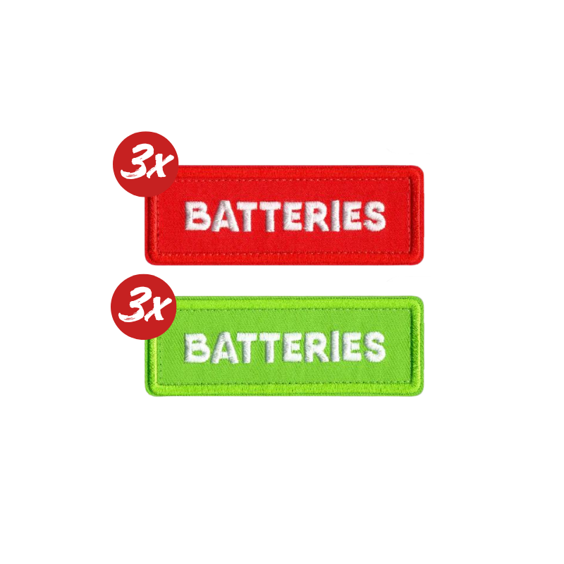 CRDBAG Einzelpatches - Batteries