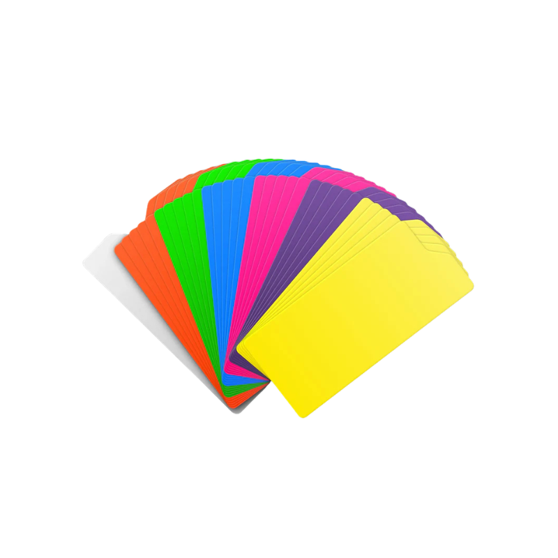CRDTABS BRICK Rainbow doppelseitige Etiketten, 30er-Pack