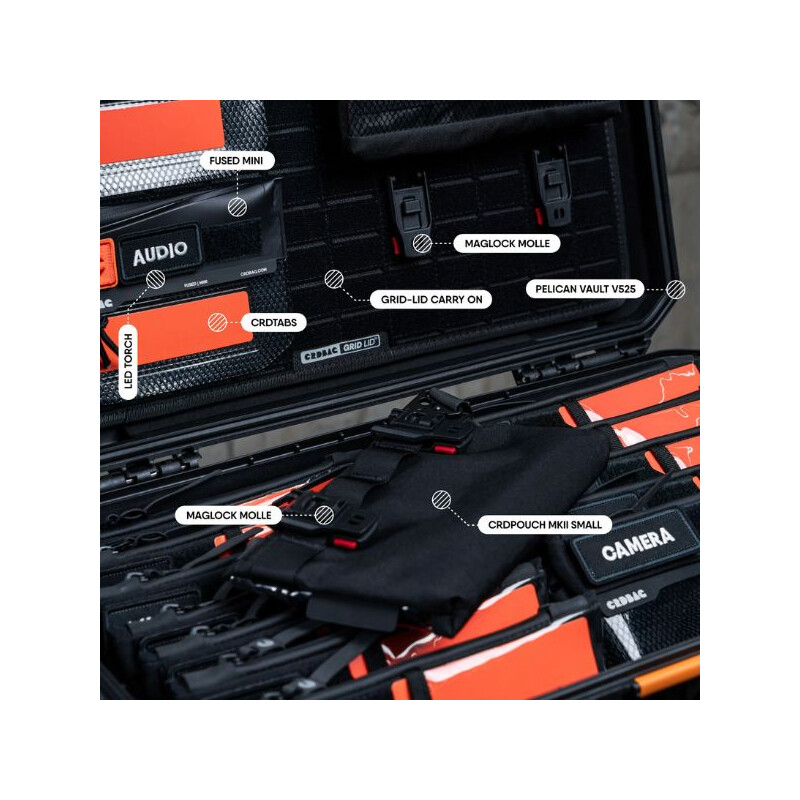 CRDBAG Grid-Lid 1510/1535 Molle-Deckeleinteiler