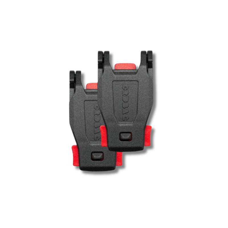 CRDBAG Maglock MOLLE Buckles 2er-Pack, schwarz
