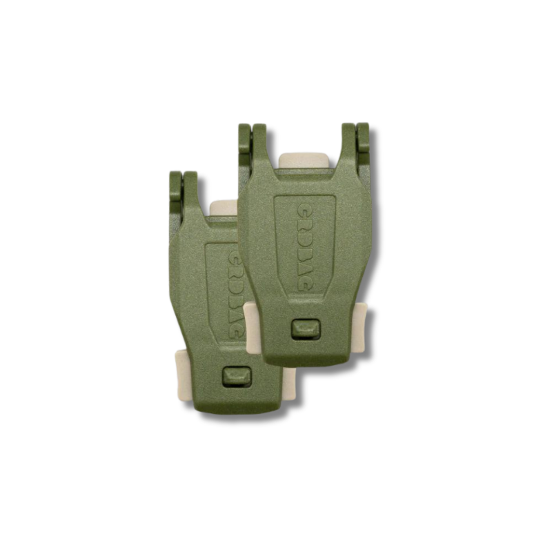 CRDBAG Maglock MOLLE Buckles 2er-Pack, grün