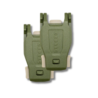 CRDBAG Maglock MOLLE Buckles 2er-Pack, grün