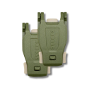 CRDBAG Maglock MOLLE gespen 2-pak, groen