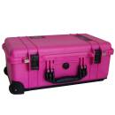 Peli Case 1510 Trolley mit TrekPak Einteilungssystem, pink