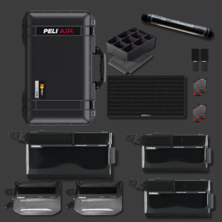 Peli Air 1535 mit CRD Adventure Organizing Kit I Schwarz