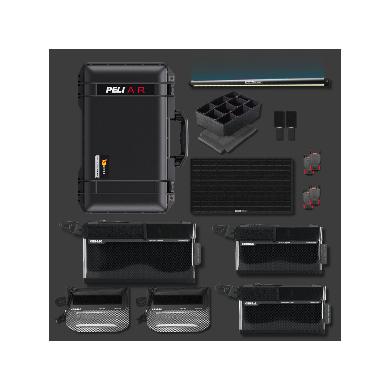 Peli Air 1535 mit CRD Adventure Organizing Kit II Schwarz