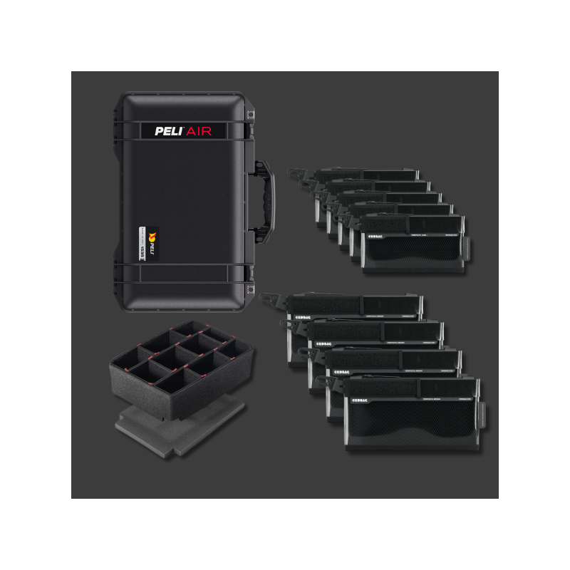 Peli Air 1535 met CRD Adventure Organising Kit IV Zwart