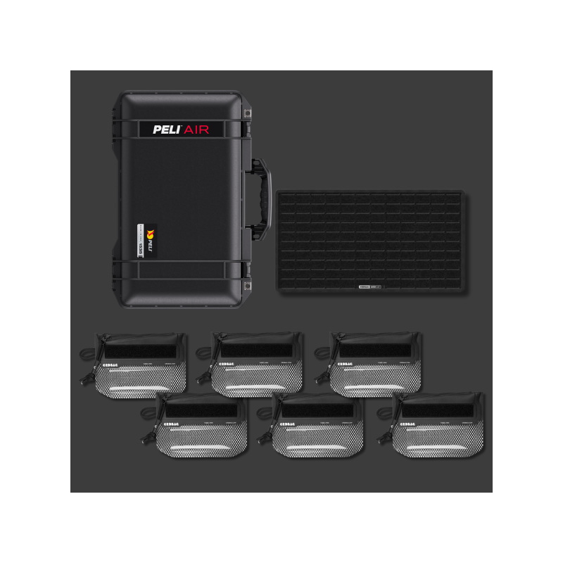 Peli Air 1535 mit CRD Adventure Organizing Kit V Schwarz