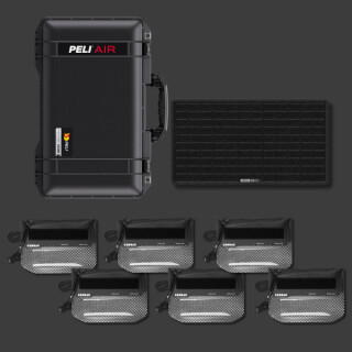 Peli Air 1535 con kit organizador CRD Adventure V Negro