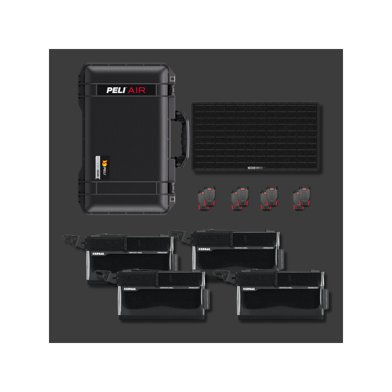 Peli Air 1535 mit CRD Adventure Organizing Kit III Schwarz