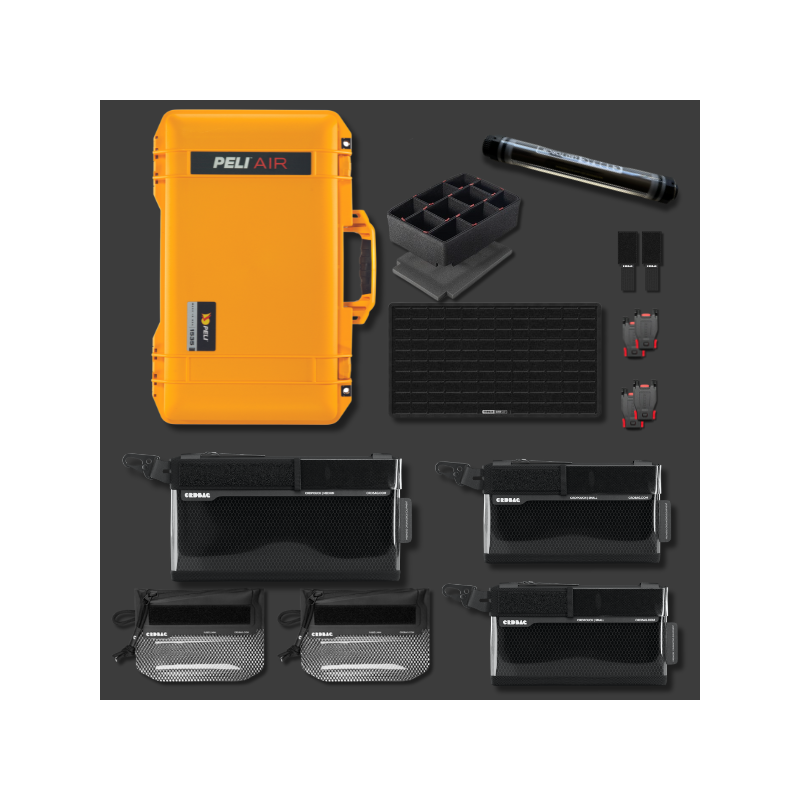 Peli Air 1535 mit CRD Adventure Organizing Kit I Gelb