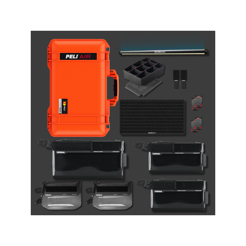 Peli Air 1535 med CRD Adventure Organising Kit II Orange